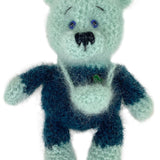 Häkelteddy "Täschchen" 15cm - Mohairwolle