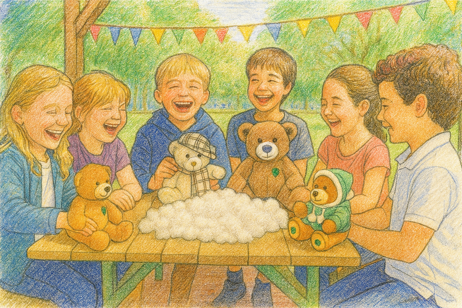 Teddystopfen bei Ihrem Kinderfest