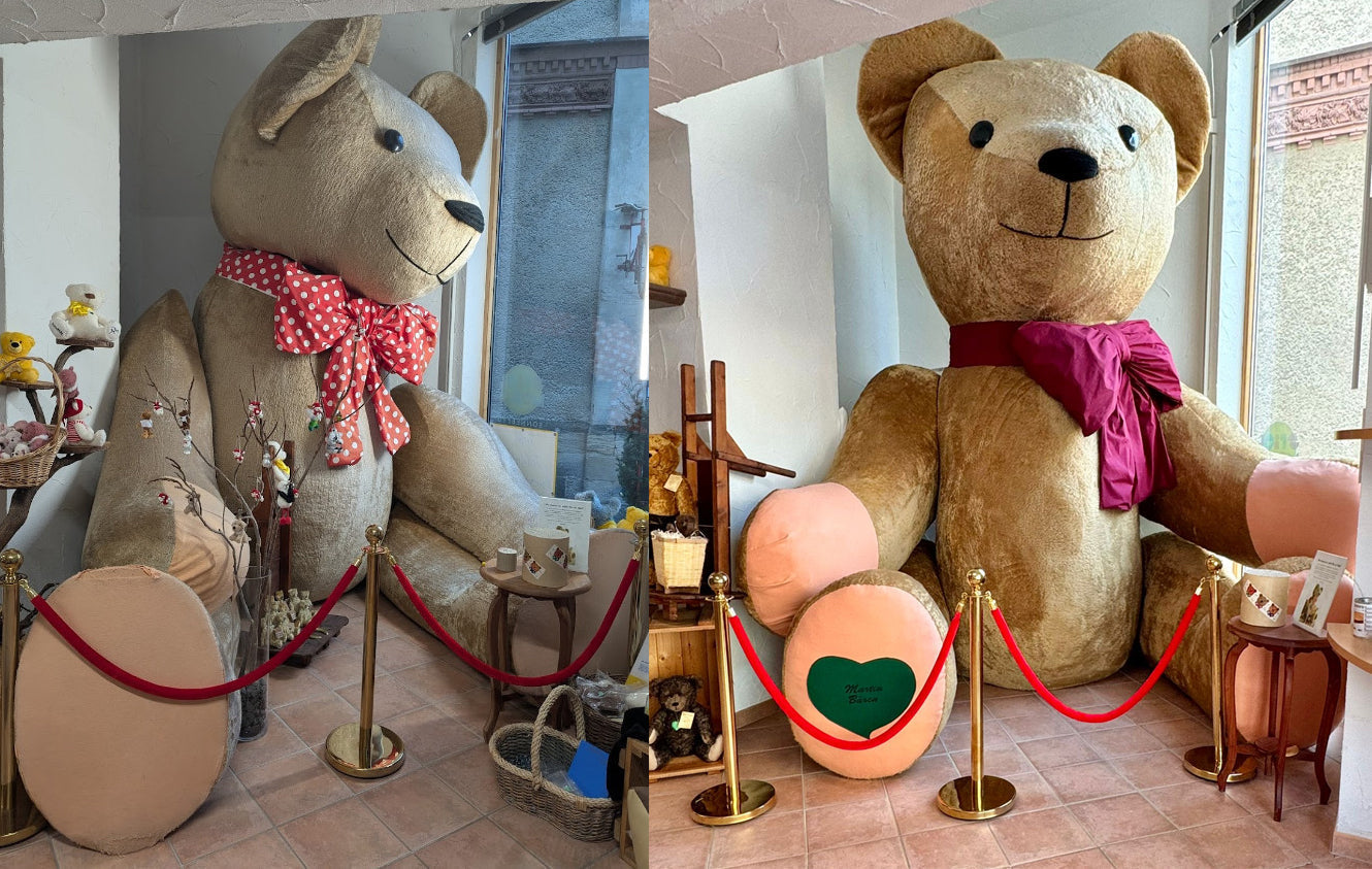 Unser größter Teddybär der Welt erstrahlt im neuen Glanz
