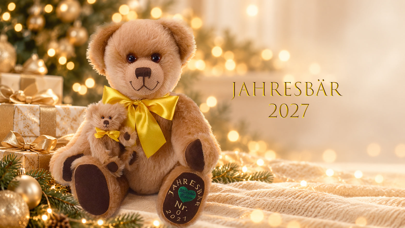 Jahresbär 2027 – Ein Teddy voller Liebe und Erinnerungen