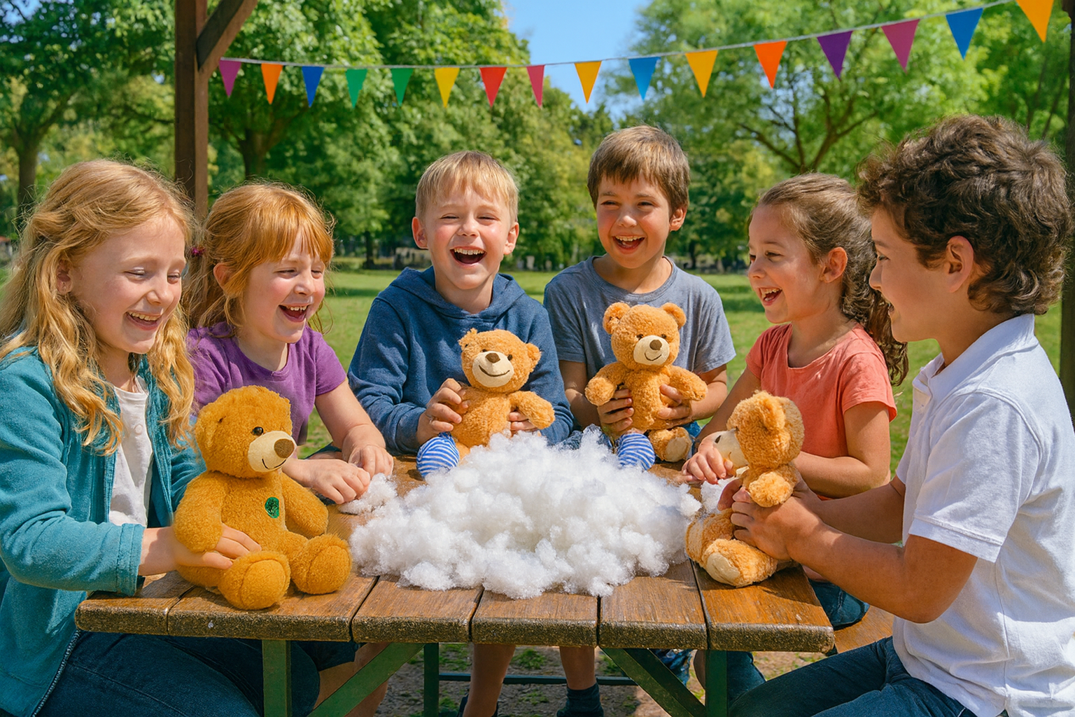 Teddystopfen bei Ihrem Kinderfest