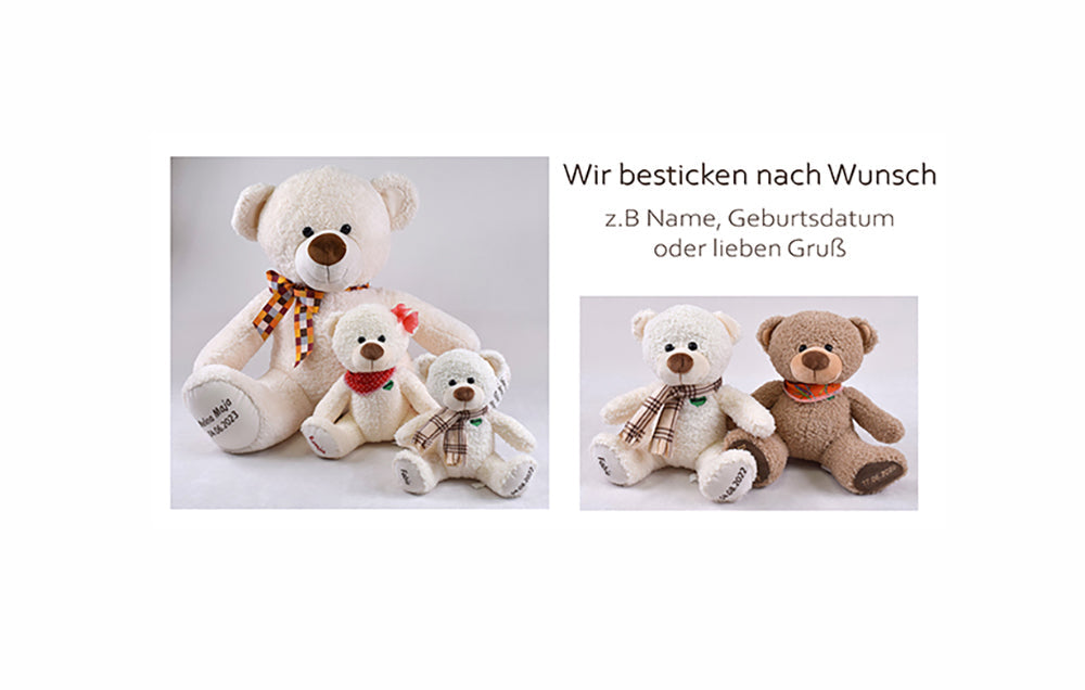 Individuell bestickte Teddys