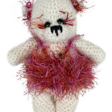 Häkelteddy "Amelia" 16cm - Mohairwolle