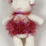Häkelteddy "Amelia" 16cm - Mohairwolle