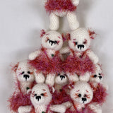Häkelteddy "Amelia" 16cm - Mohairwolle