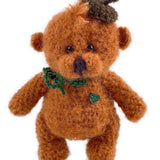 Häkelteddy "Kürbi" 12 cm - Alpacawolle