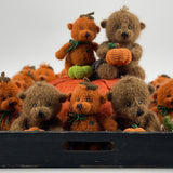 Häkelteddy "Kürbi" 12 cm - Alpacawolle