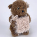 Häkelteddy "Maffi" 14 cm - Alpacawolle