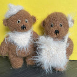 Häkelteddy "Maffi" 14 cm - Alpacawolle