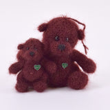 Unikat Häkelteddy "Mama und ich" 11cm