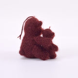 Unikat Häkelteddy "Mama und ich" 11cm