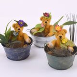 Silbernes Frühlingskörbchen