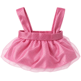 Glitzerndes rosa Tutu-Kleid mit Trägern für Kuscheltiere