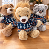 Blauer Pullover für Kuscheltiere