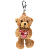 Schlüsselanhänger Teddy mit Herz
